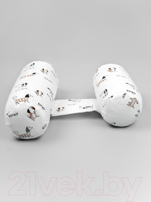 Подушка-позиционер Amarobaby Nature Anatomy Собачки / AMARO-40NA-S