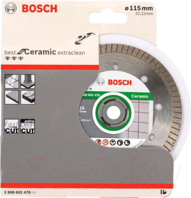 Отрезной диск алмазный Bosch 2.608.602.478