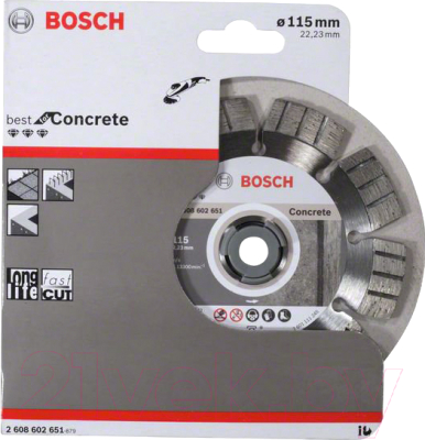 Отрезной диск алмазный Bosch 2.608.602.651