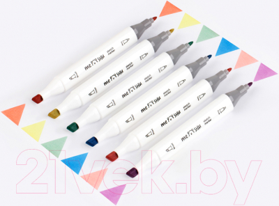 Набор маркеров Meshu Пастельные цвета / MS_38250