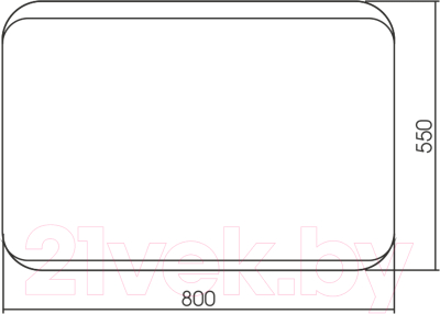 Зеркало Mixline Алькон 548526