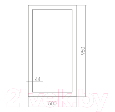 Зеркало Mixline Феникс 537417