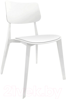 Стул Sheffilton SHT-S110-P (белый/белый) - фото