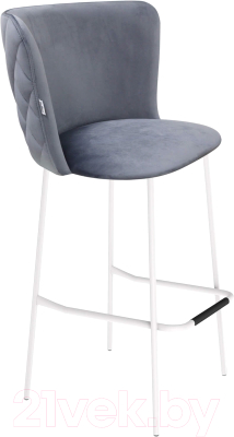 Стул барный Sheffilton SHT-ST36-3/S29 (нейтральный серый/белый муар) - фото