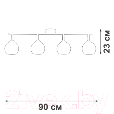 Люстра Vitaluce V43130-13/4PL