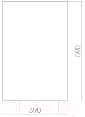 Зеркало Mixline Прямоугольник 39 525023