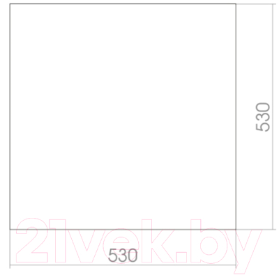 Зеркало Mixline Квадрат 525418