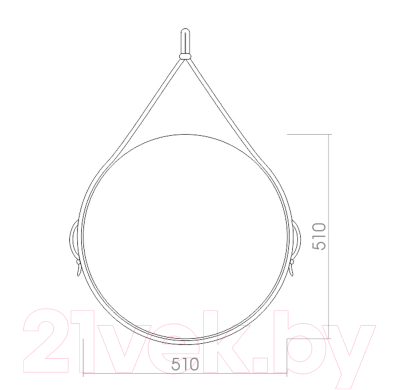 Зеркало Mixline Капитан 539789