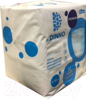 Трусы впитывающие для взрослых Dr.Dinno Premium XL