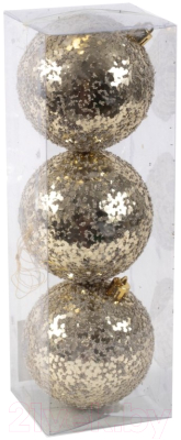 Набор шаров новогодних Белбогемия Солнечный перелив / 27161807 - фото