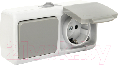 Блок выключатель+розетка EKF EFRV16-050-30-540 - фото