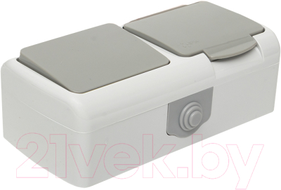 Блок выключатель+розетка EKF EFRV16-050-30-540