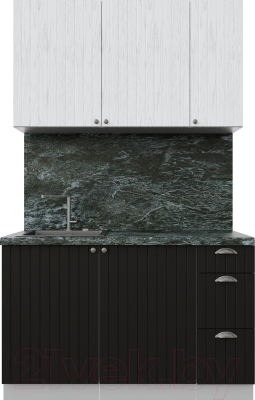 Готовая кухня Интерлиния Берес 1.3А - фото