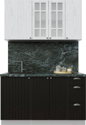 Готовая кухня Интерлиния Берес 1.4А - фото