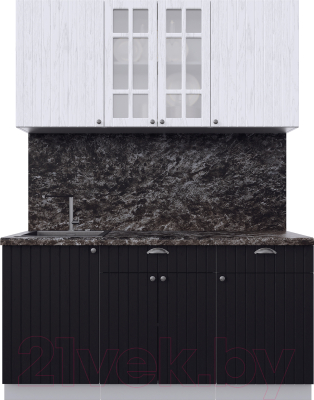 Готовая кухня Интерлиния Берес 1.6А - фото