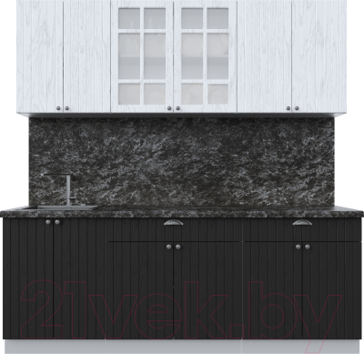 Готовая кухня Интерлиния Берес 2.1А - фото