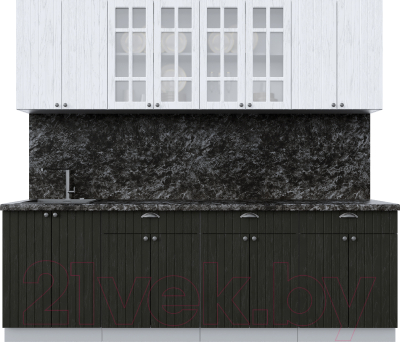 Готовая кухня Интерлиния Берес 2.4А - фото