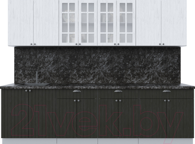 Готовая кухня Интерлиния Берес 2.8А - фото