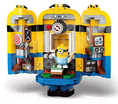 Конструктор King Миньоны и их логово / A2112