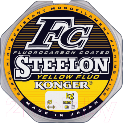 Леска монофильная Konger Steelon Fc Yelow 0.20мм 150м / 246150020 - фото