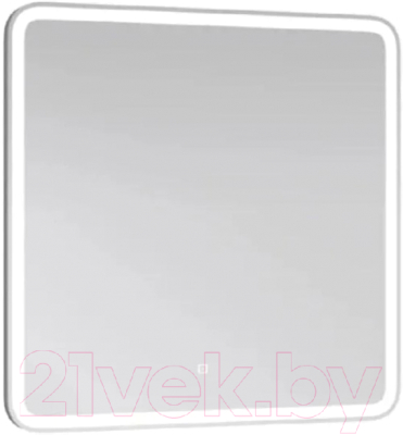 Зеркало Briz Альби 80x80 / 235 01-45080-00 00 (с подсветкой и подогревом) - фото