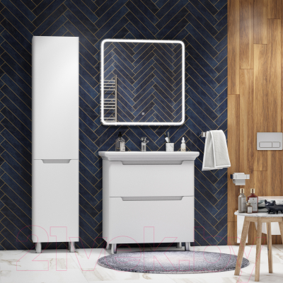 Зеркало Briz Альби 80x80 / 235 01-45080-00 00 (с подсветкой и подогревом)