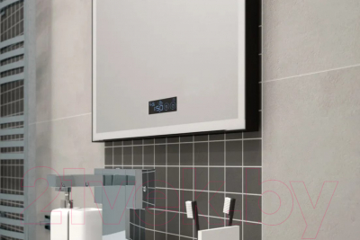 Зеркало Briz Берн 80x80 / 238 01-47080-00 00 (с подсветкой)