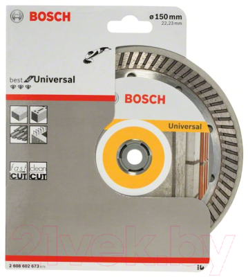 Отрезной диск алмазный Bosch 2.608.602.673