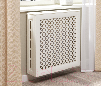 Экран для радиатора STELLA Готико Белый