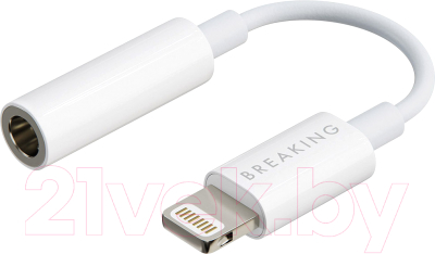 Кабель/переходник Breaking AUX 3.5мм - Lightning / 24551 - фото