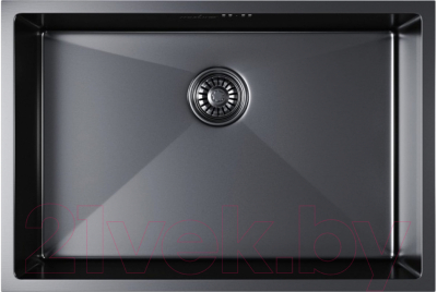 Мойка кухонная Mixline 548573 (черный графит) - фото