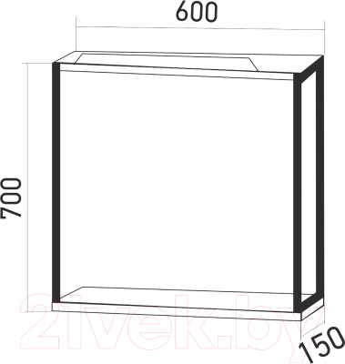 Зеркало Mixline Бруклин 60 543940