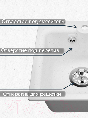 Мойка кухонная Vigro VG201