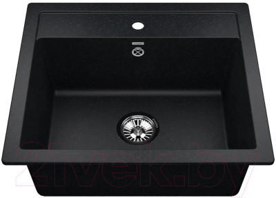 Мойка кухонная Vigro VG204 (антрацит) - фото