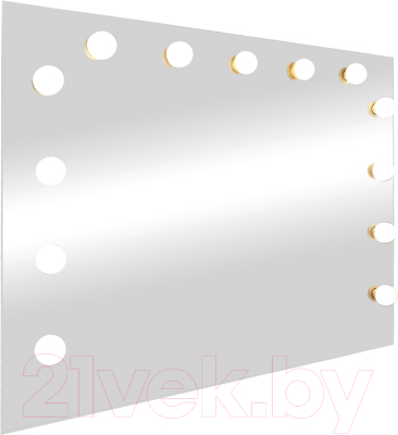 Зеркало Континент Гримерное Антураж 13 ламп 90x70