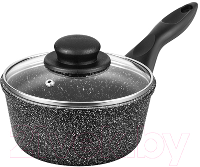 Ковш Elan Gallery Гармония вкуса / 120283 (черный мрамор) - фото