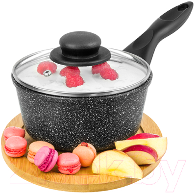 Ковш Elan Gallery Гармония вкуса / 120283 (черный мрамор)