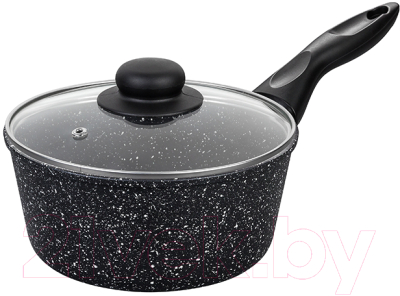 Ковш Elan Gallery Гармония вкуса / 120143 (черный мрамор) - фото