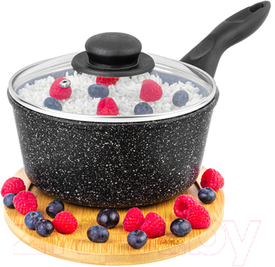 Ковш Elan Gallery Гармония вкуса / 120143 (черный мрамор)