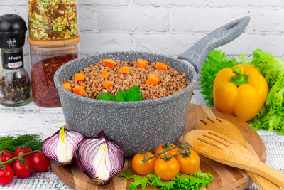 Ковш Elan Gallery Гармония вкуса / 120564 (серый мрамор)