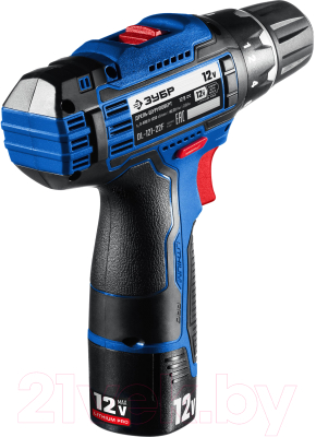 Аккумуляторная дрель-шуруповерт Зубр Профессионал / DL-121-22F