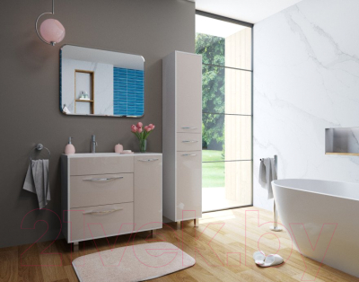 Шкаф-пенал для ванной Эстет Barcelona L 35x35x200 / ФР-00003590