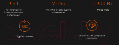 Блендер погружной Garlyn HB-310