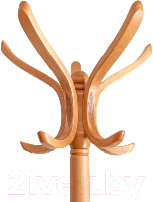 Вешалка для одежды Мебелик В 12Н (светло-коричневый)