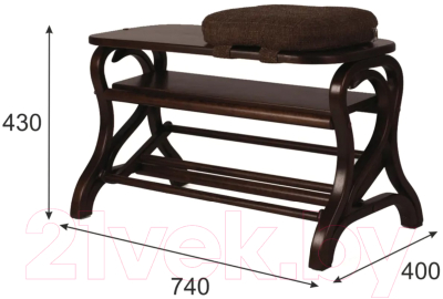 Тумба в прихожую Мебелик Диана