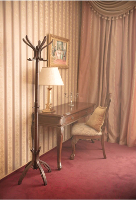 Вешалка для одежды Мебелик В 12Н (темно-коричневый)