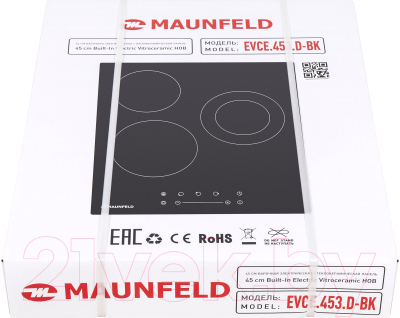 Электрическая варочная панель Maunfeld CVCE.453-BDBK