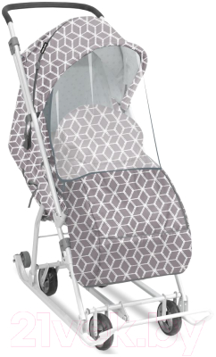 Санки-коляска Ника Наши детки 3-1К / НДТ3-1К/4 - фото