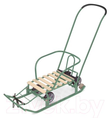 Санки детские Ника Тимка 5 Универсал / Т5У (оливковый) - фото