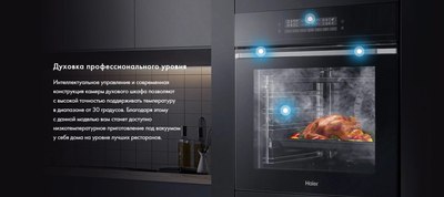 Электрический духовой шкаф Haier HOQ-P16AN5SX